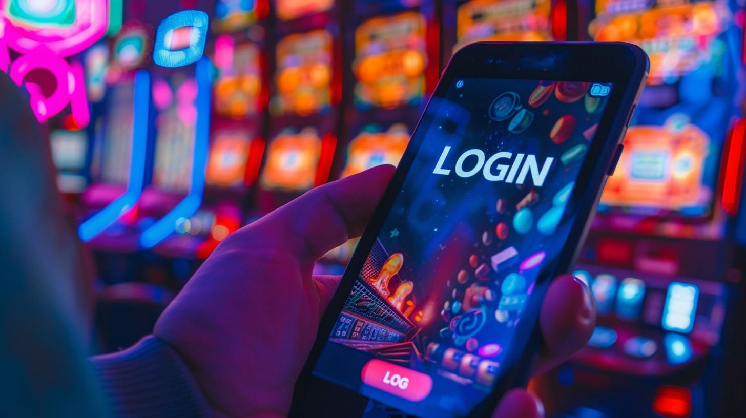 Slot game selection screen showing multiple themed games on Rich Queen